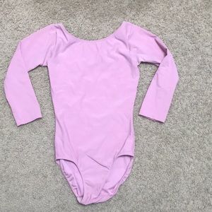Eleve Dancewear Lilac Long-Sleeve Leotard Romper